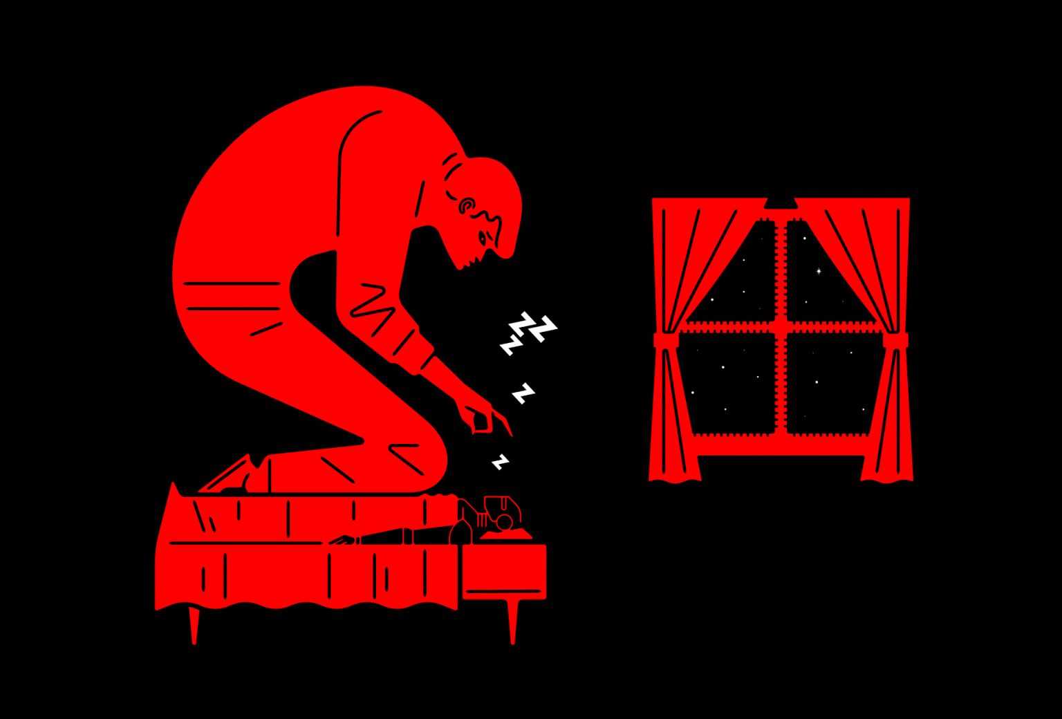 Illustration eines menschlich wirkenden Geistes und eines Roboters