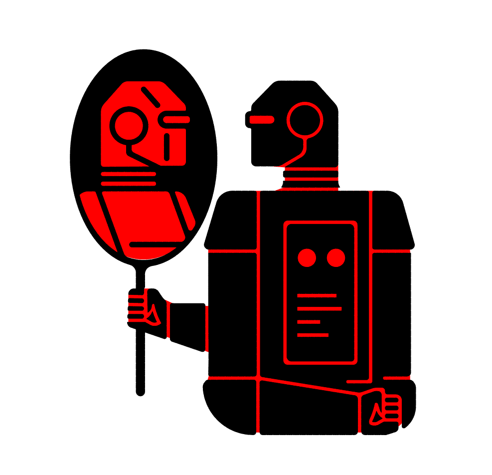 Illustration über künstliche Intelligenz und Bewusstsein